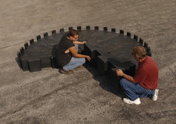 Modular Polyethylene Tank Stand Assembly