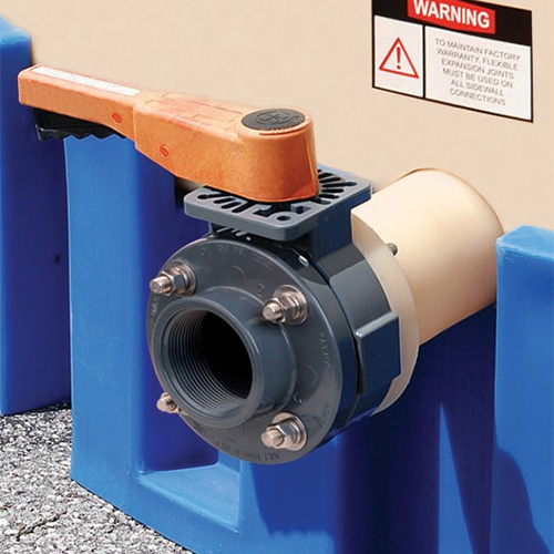 Molded in Full Drain Outlet