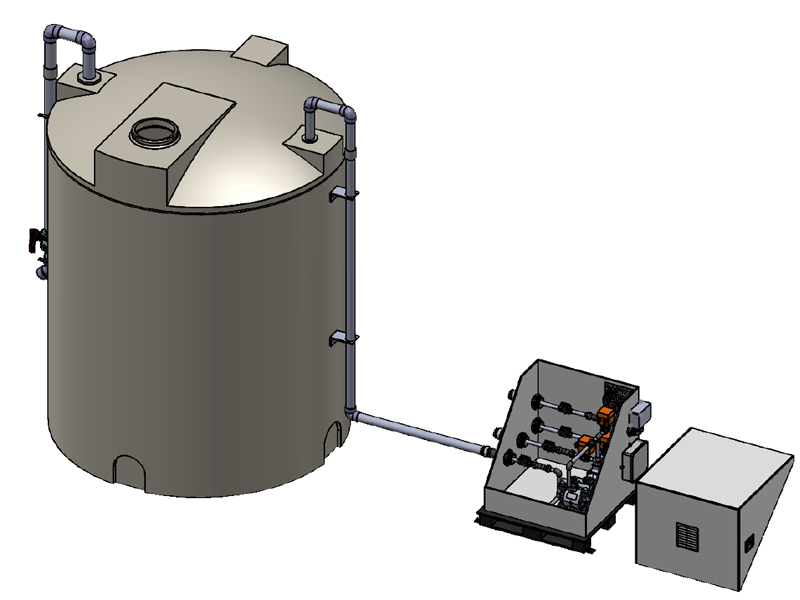 Plastic Pump Skids and Dosing Systems Design