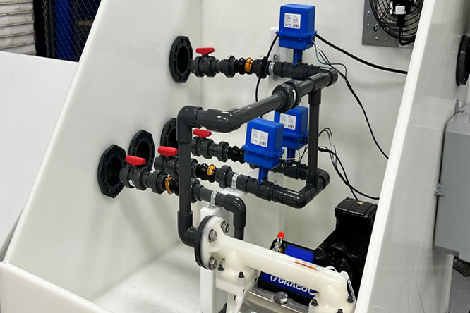 Plastic Pump Skids and Dosing Systems