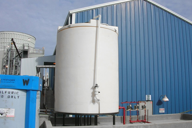 Storage Recommendations greater than 80 percent Sulfuric Acid