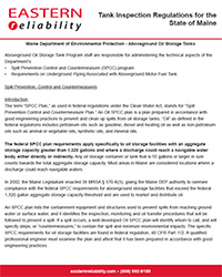 Maine Tank Inspection Regulations PDF